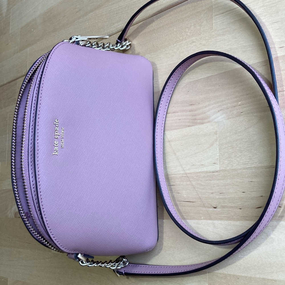 Kate Spade Cameron Street Hilli Crossbody Warm Vellum-Pink Leather